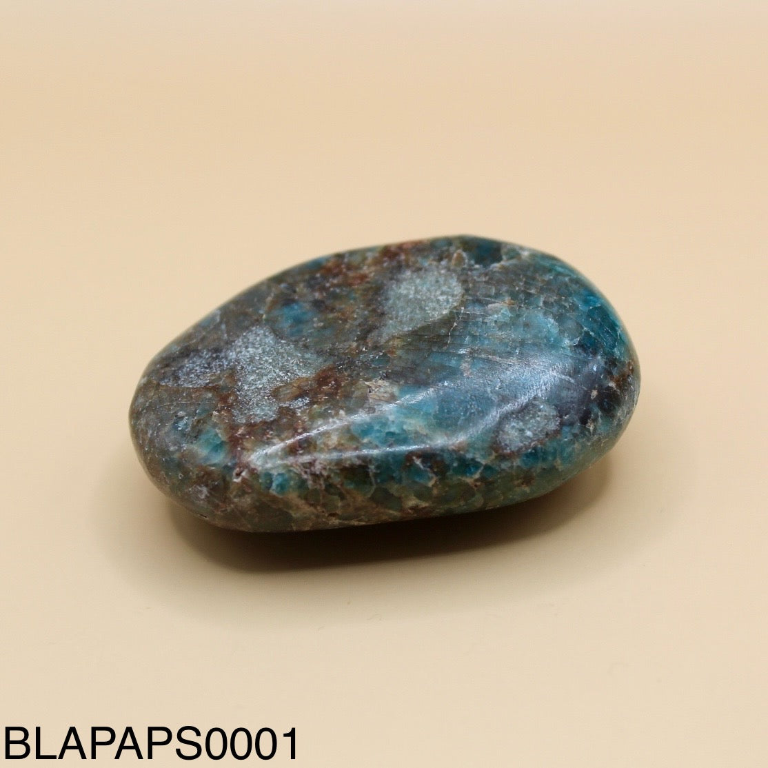 Blue Apatite Palm Stone