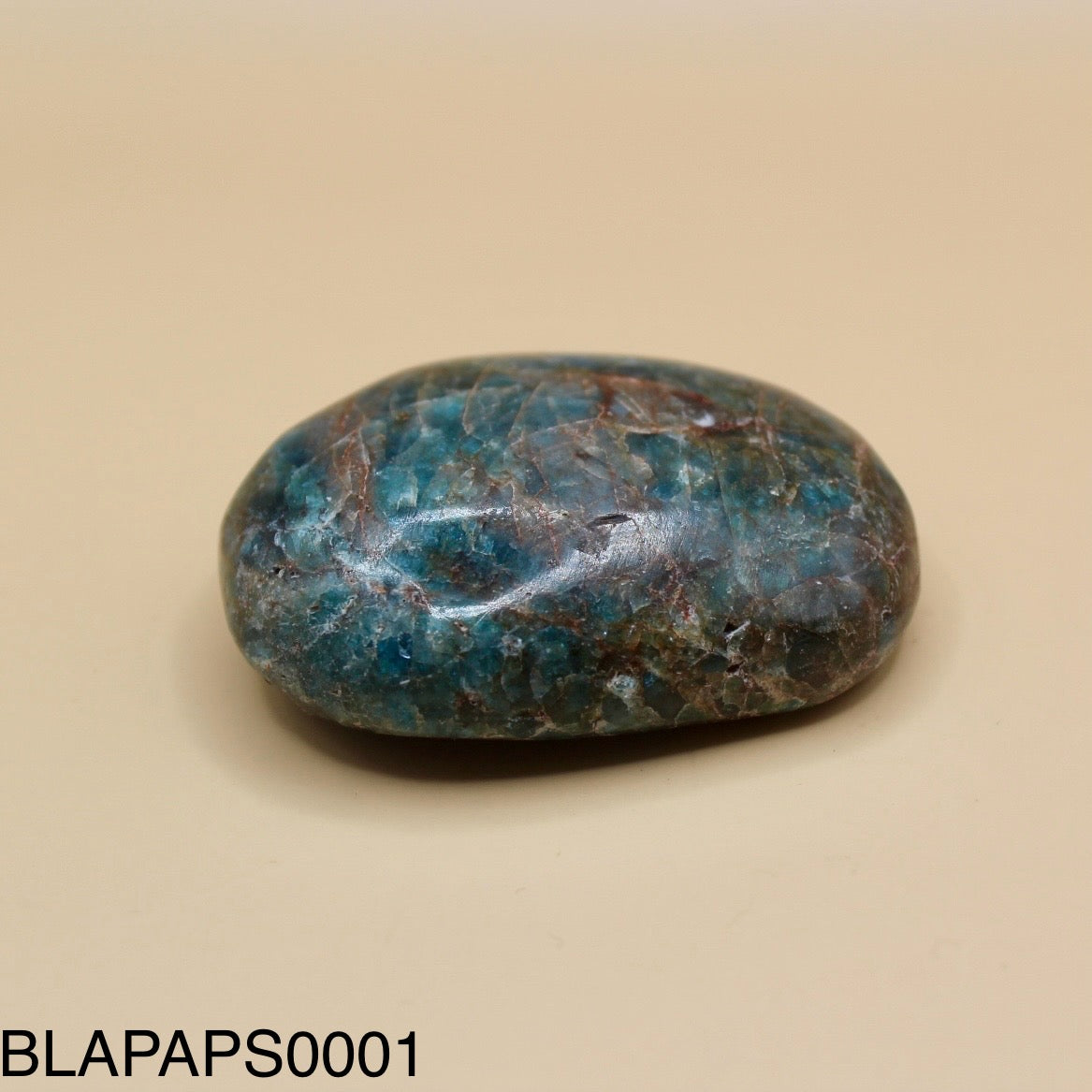 Blue Apatite Palm Stone
