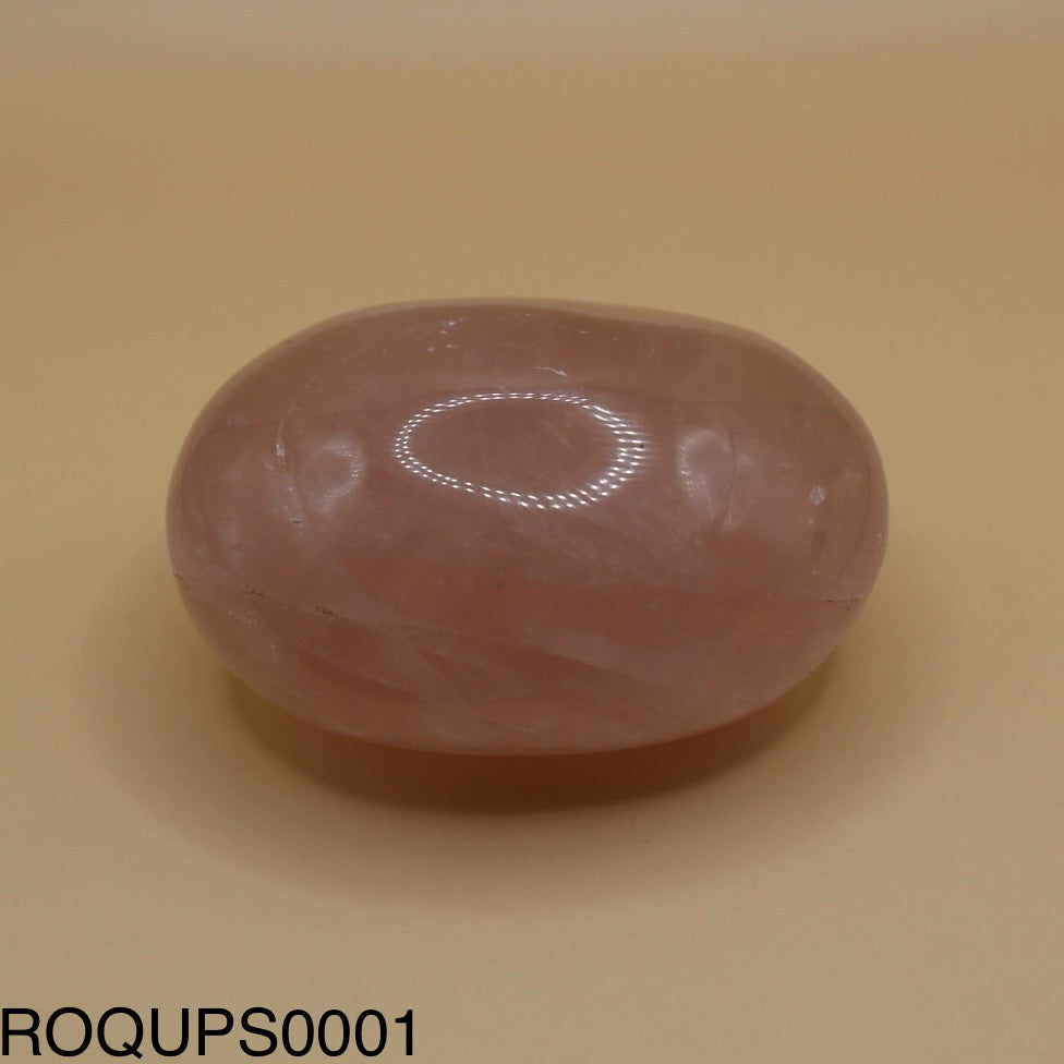 Rose Quartz Palm Stone