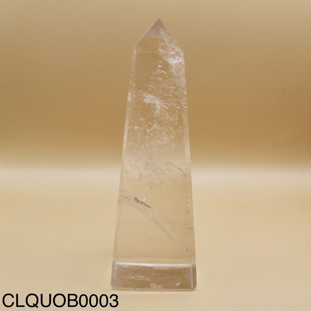 Clear Quartz Obelisk