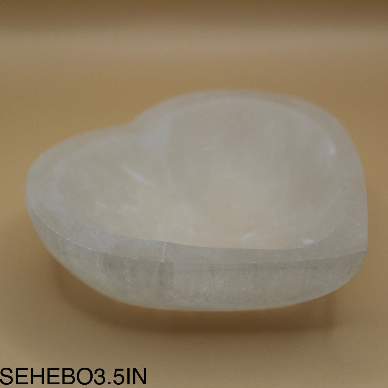 Selenite Heart Bowl 3.5”