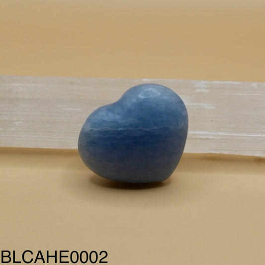 Blue Calcite Heart