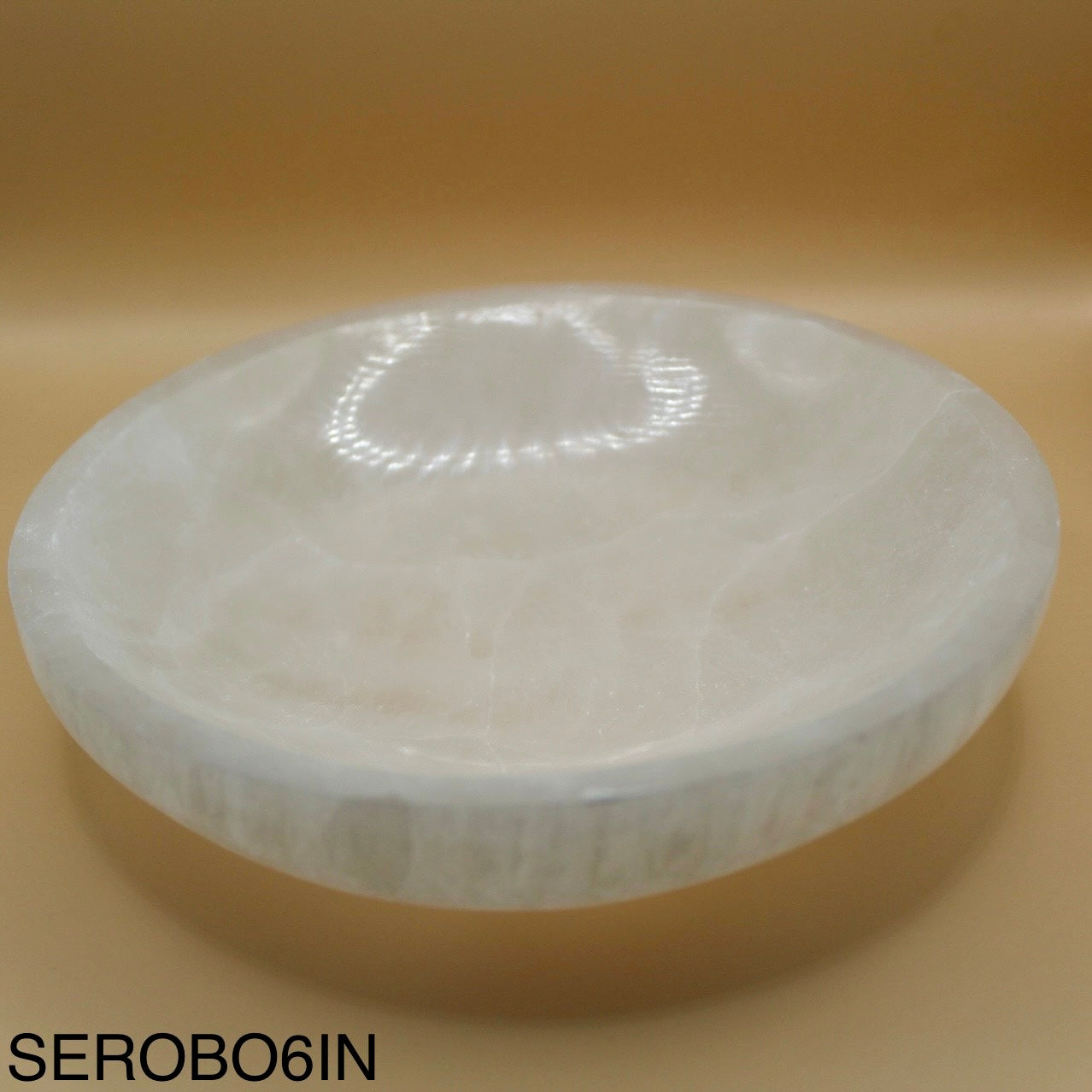 Selenite Bowl 6” Diameter