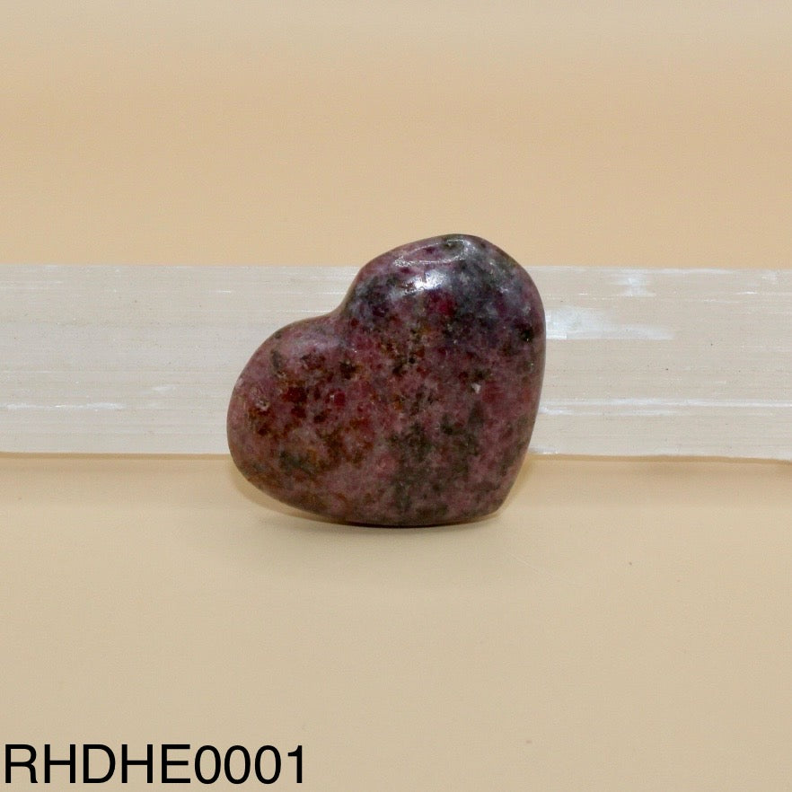 Rhodonite Heart