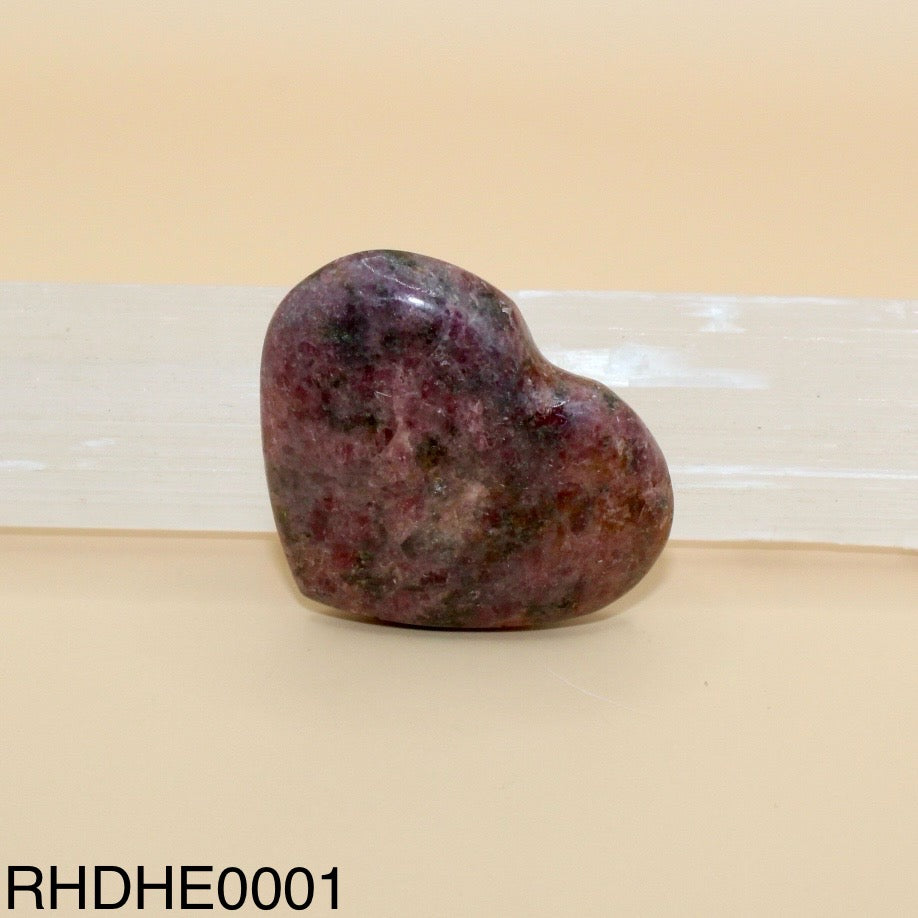 Rhodonite Heart