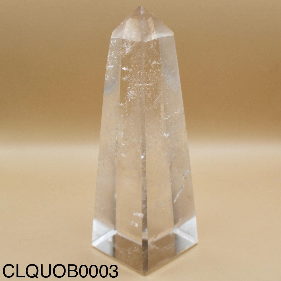 Clear Quartz Obelisk