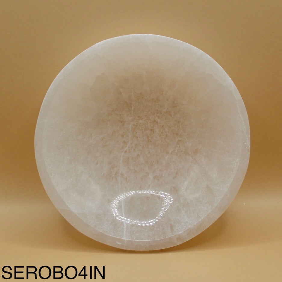 Selenite Bowl 4” Diameter